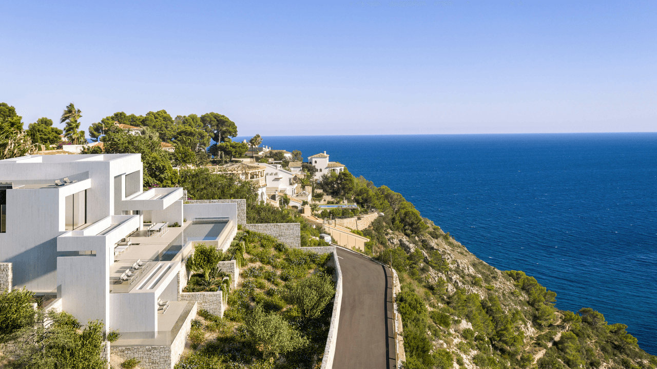 Viviendas seleccionadas con vistas panorámicas al Mediterráneo