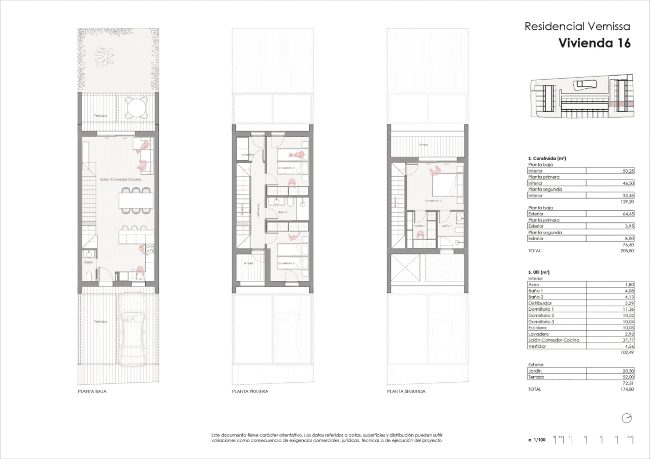 Adosado en venta en Dénia (Residencial Vernissa) - Obra Nueva