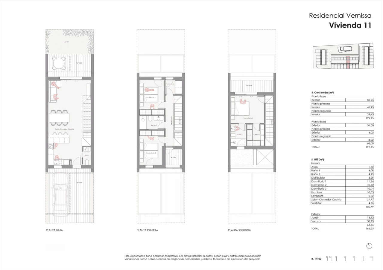 Adosado en venta en Dénia (Residencial Vernissa) - Obra Nueva