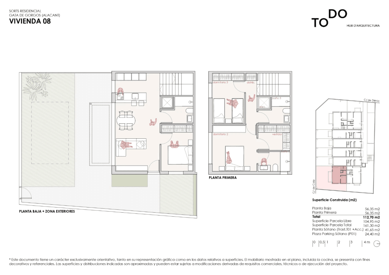 Adosado en venta en Gata (Residencial Sorts) - Obra Nueva