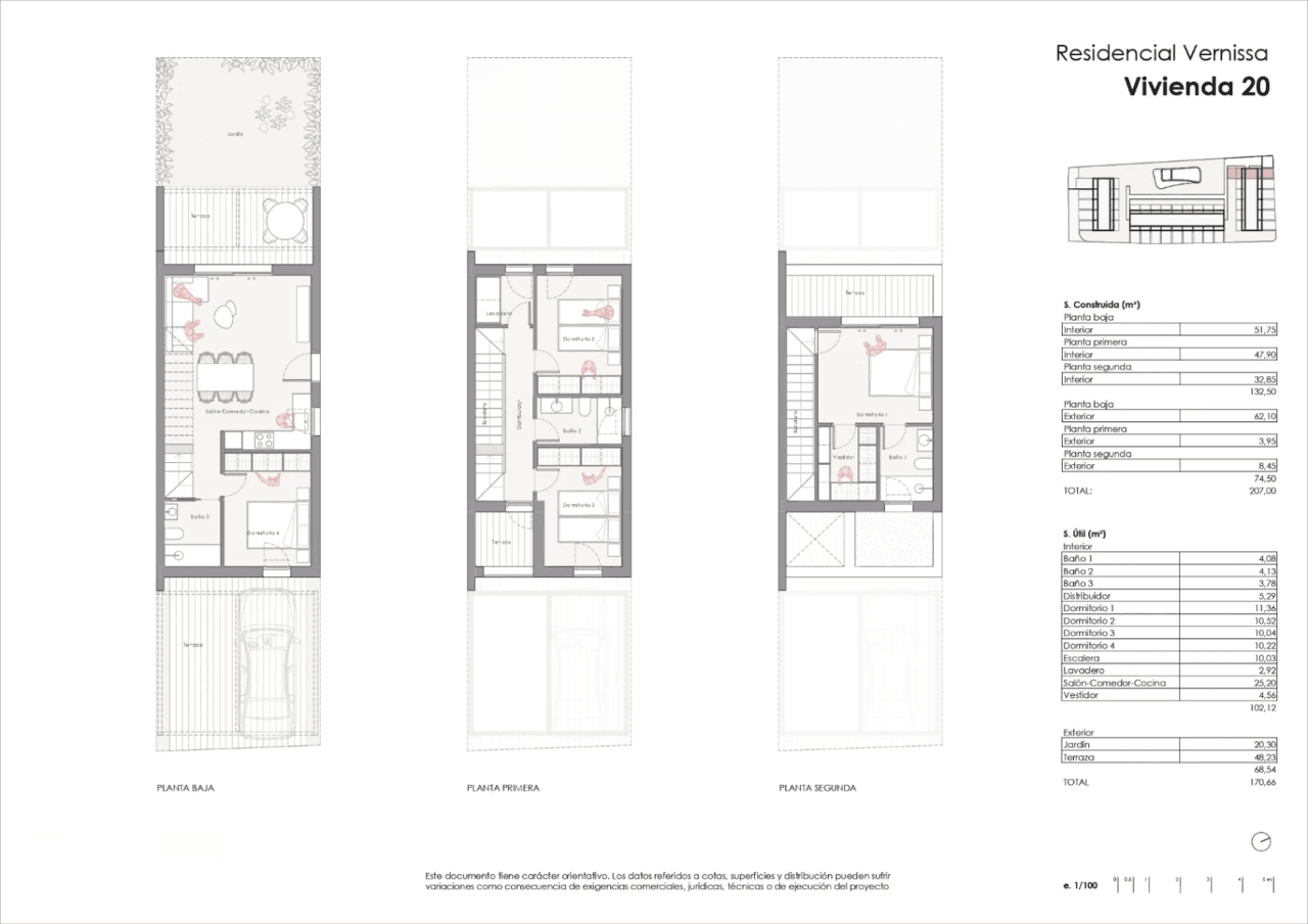 Adosado en venta en Dénia (Residencial Vernissa) - Obra Nueva
