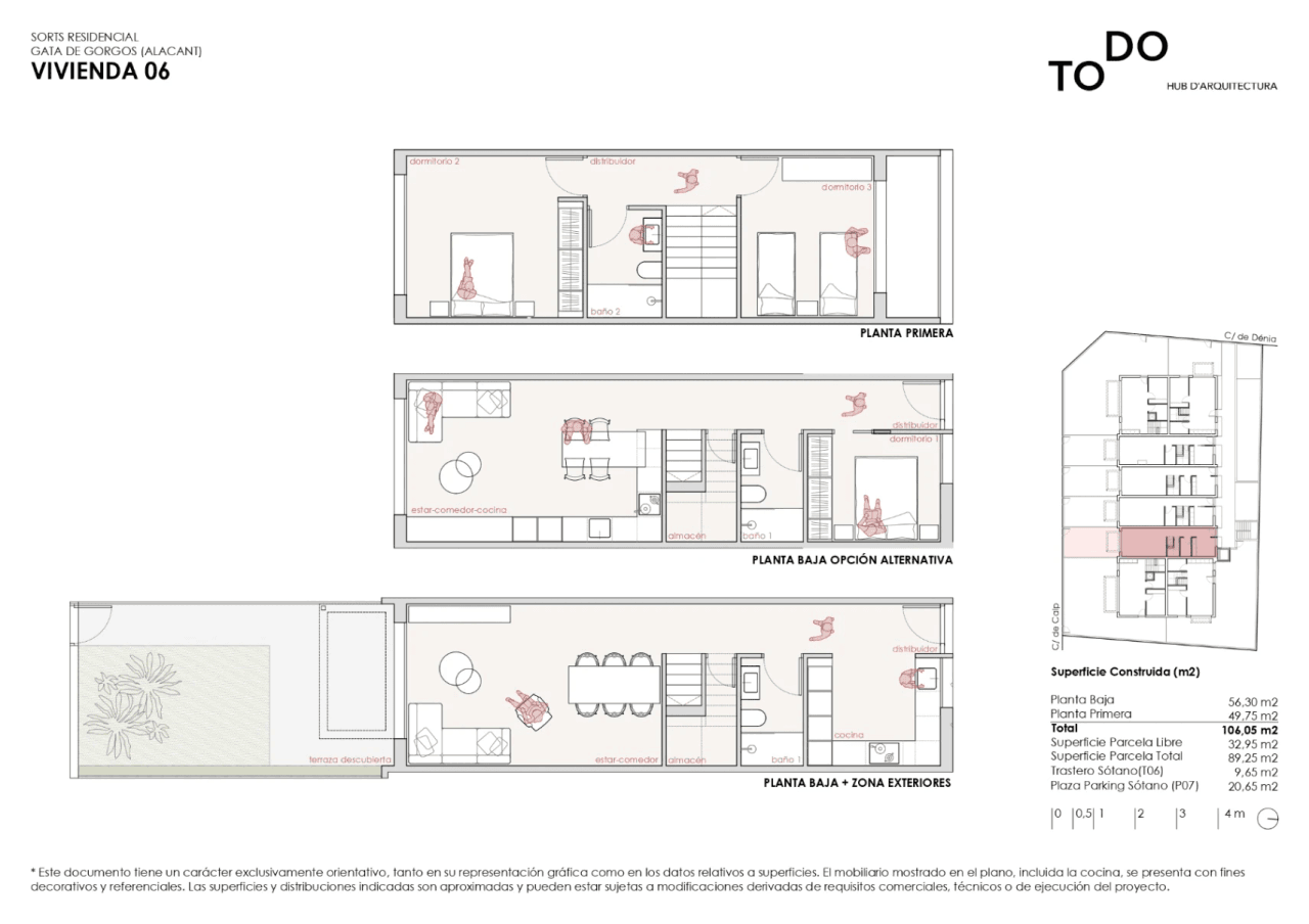 Adosado en venta en Gata (Residencial Sorts) - Obra Nueva