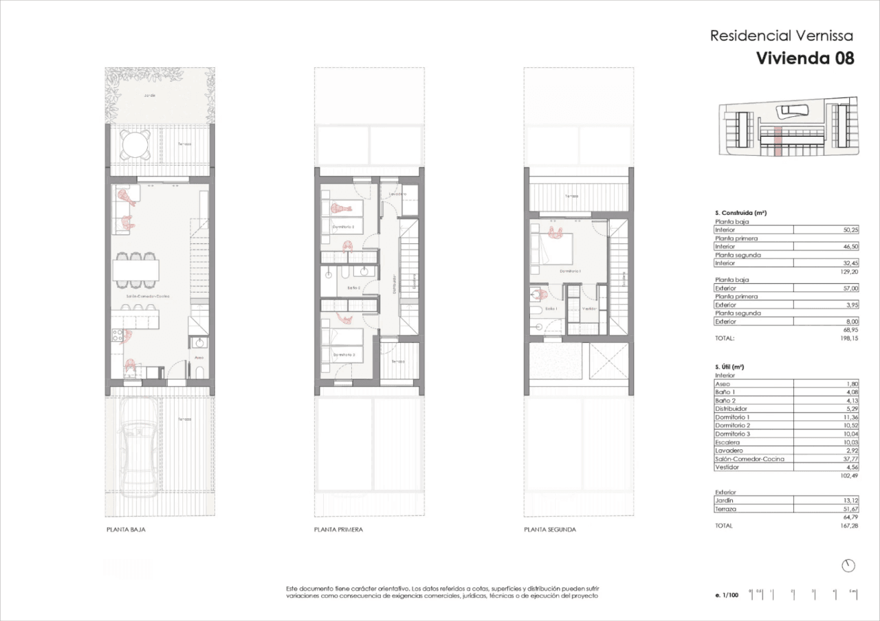 Adosado en venta en Dénia (Residencial Vernissa) - Obra Nueva