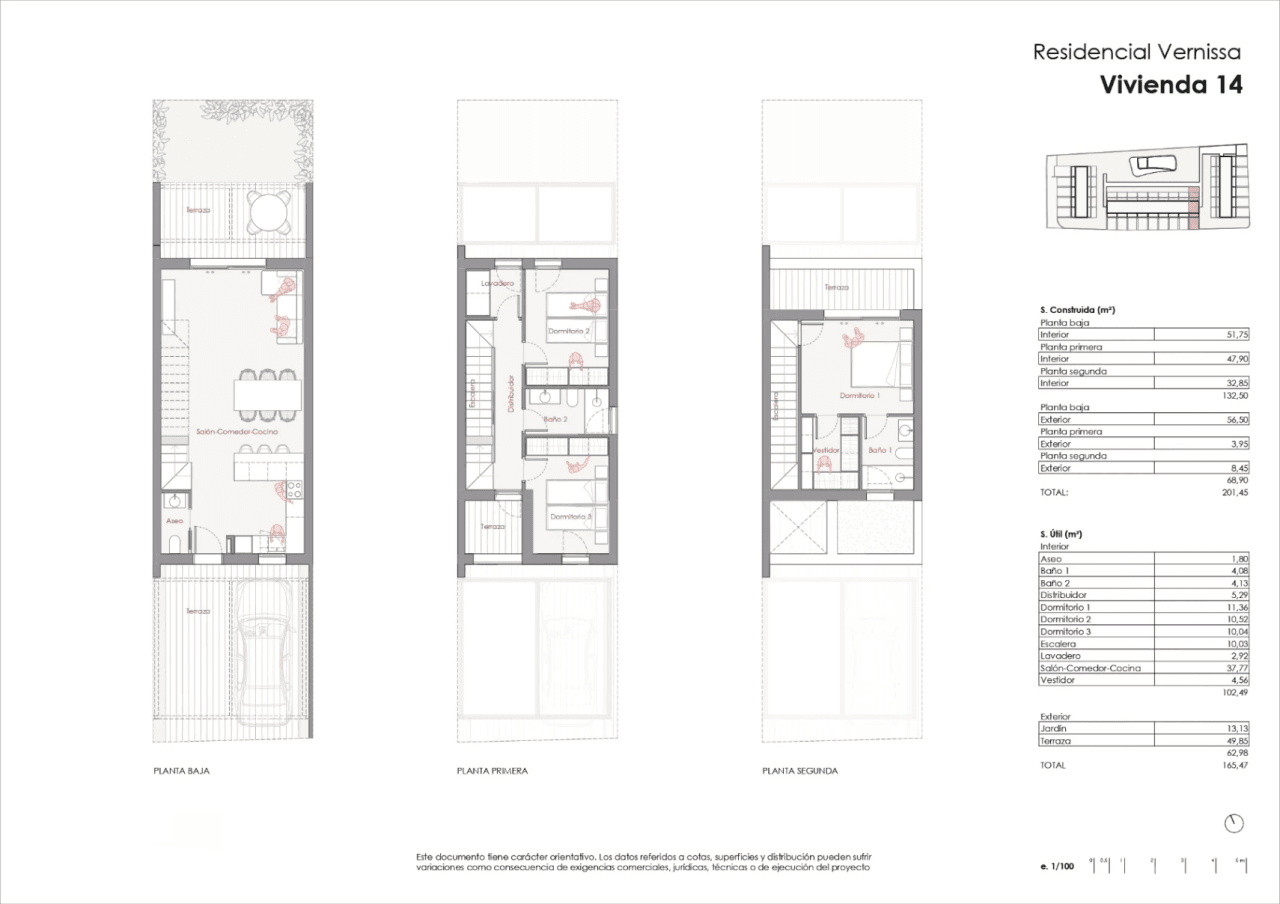 Adosado en venta en Dénia (Residencial Vernissa) - Obra Nueva