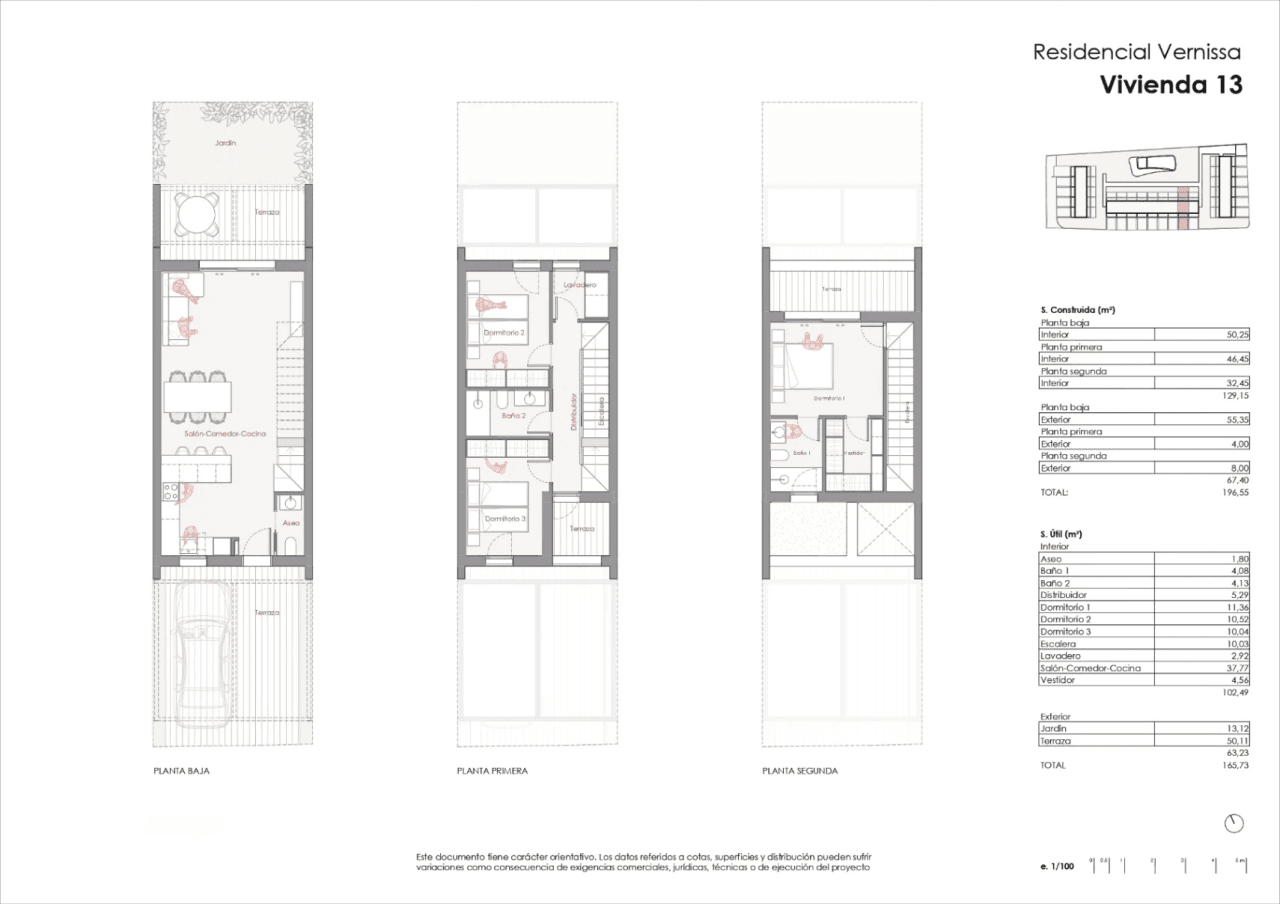 Adosado en venta en Dénia (Residencial Vernissa) - Obra Nueva