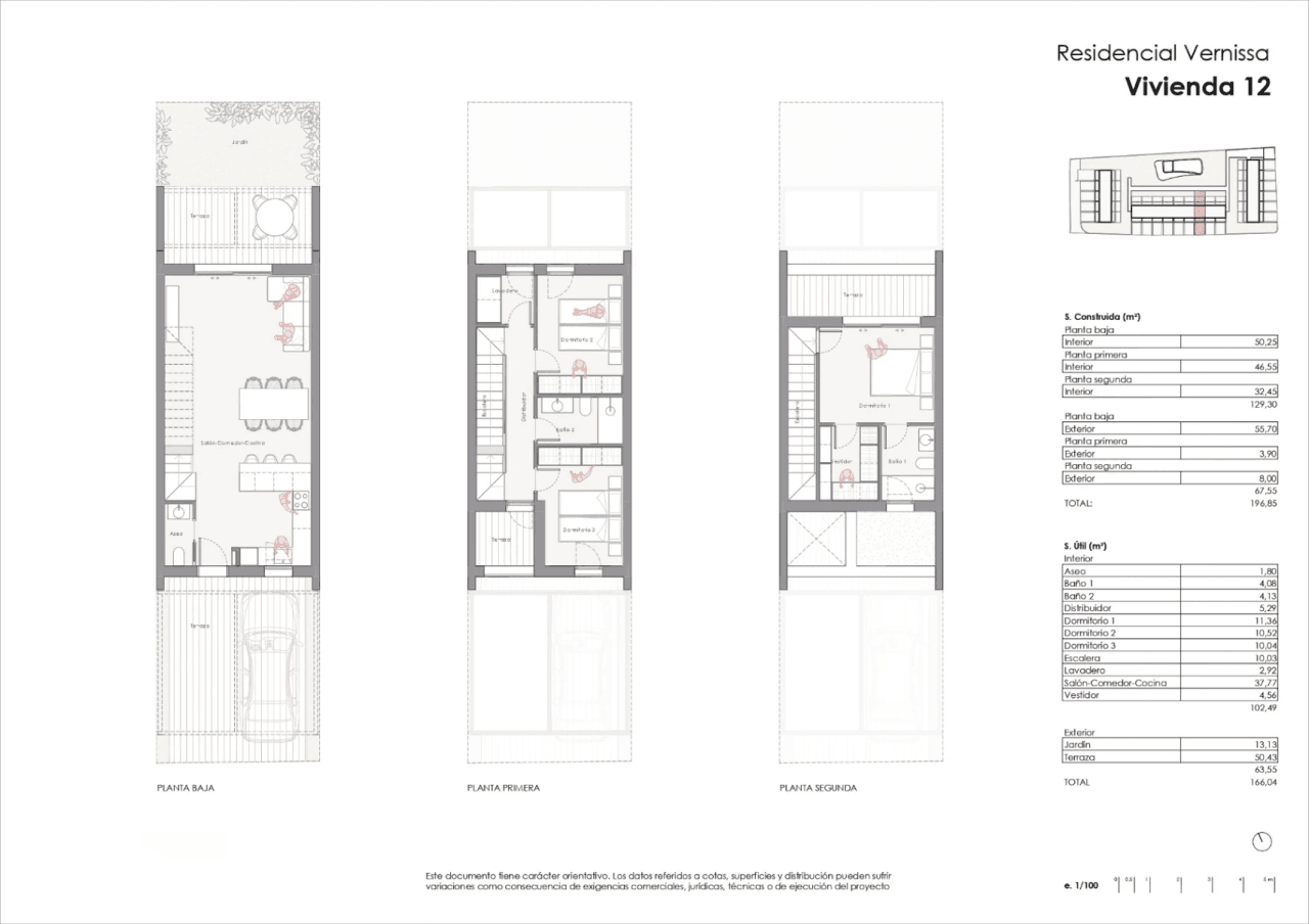 Adosado en venta en Dénia (Residencial Vernissa) - Obra Nueva