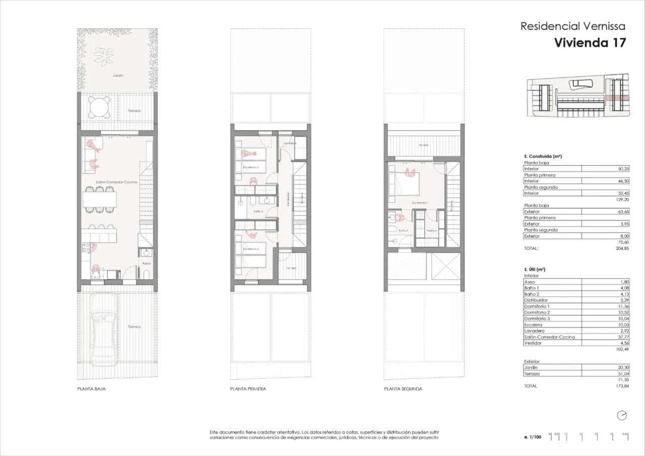 Adosado en venta en Dénia (Residencial Vernissa) - Obra Nueva