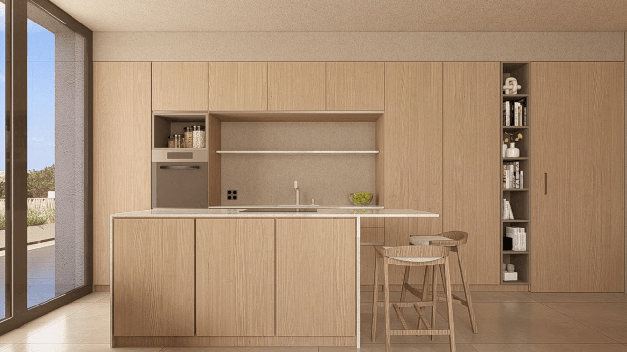 El Cielo de Xàbia: Ático Exclusivo con Terraza de 90 m² en Blooming Village.