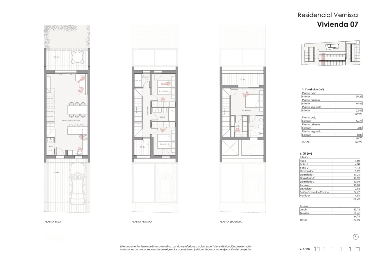 Adosado en venta en Dénia (Residencial Vernissa) - Obra Nueva