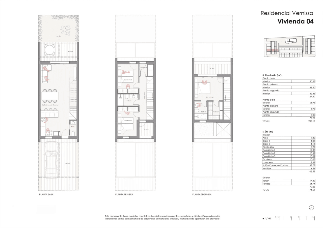 Adosado en venta en Dénia (Residencial Vernissa) - Obra Nueva