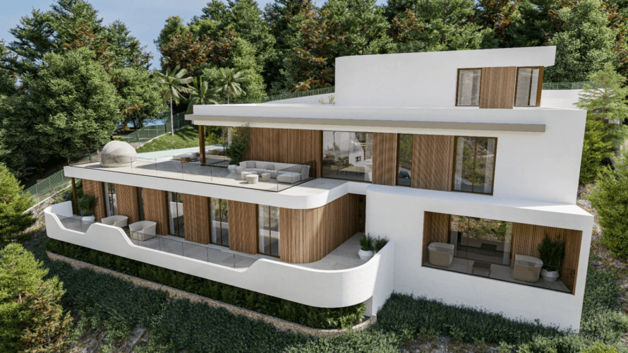 Modern villaproject met uitzicht op zee en Montgó, Las Rotas, Dénia