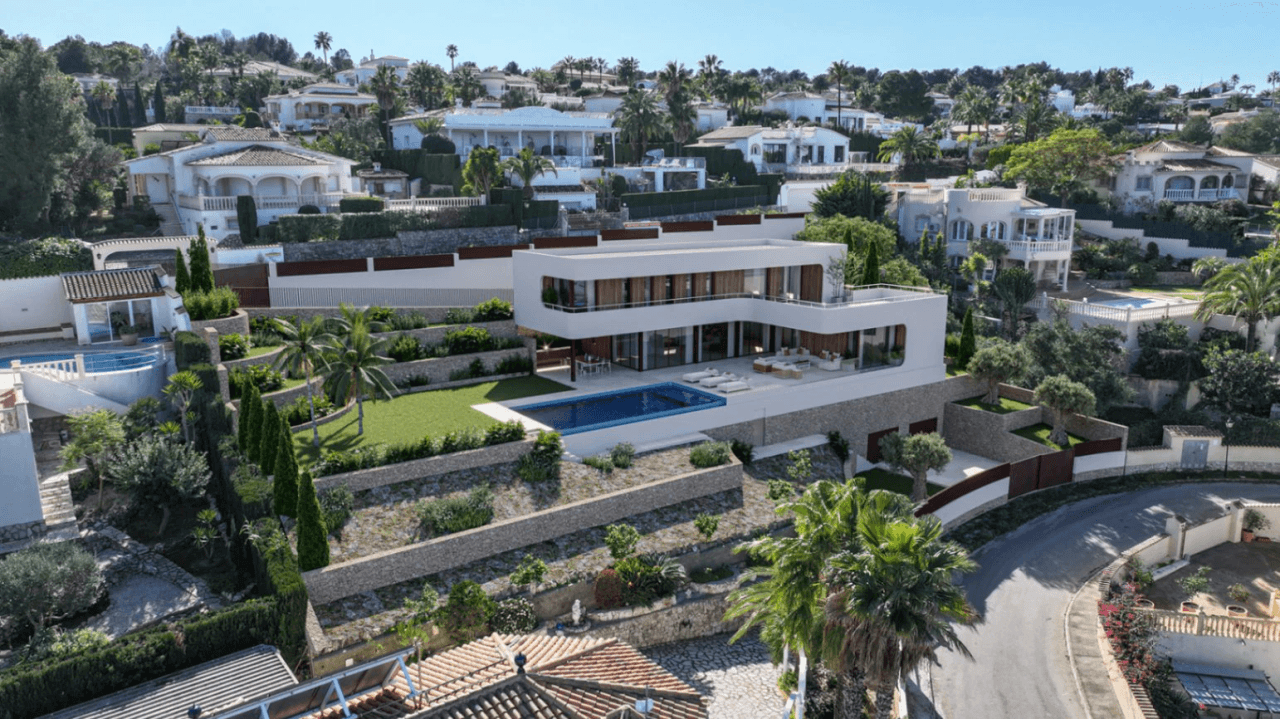 Villa Maïa. Projekt mit Lizenz. Neues Projekt einer modernen Villa von Vives Pons Homes in Marquesa VI.
