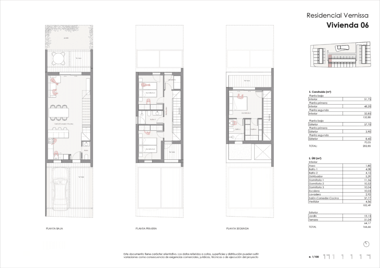 Adosado en venta en Dénia (Residencial Vernissa) - Obra Nueva