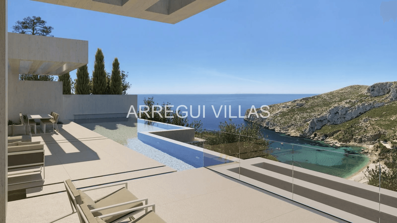 Exclusiva villa en construcción en La Granadella (Jávea), una de las zonas más cotizadas de la Costa Blanca, con espectaculares vistas al mar