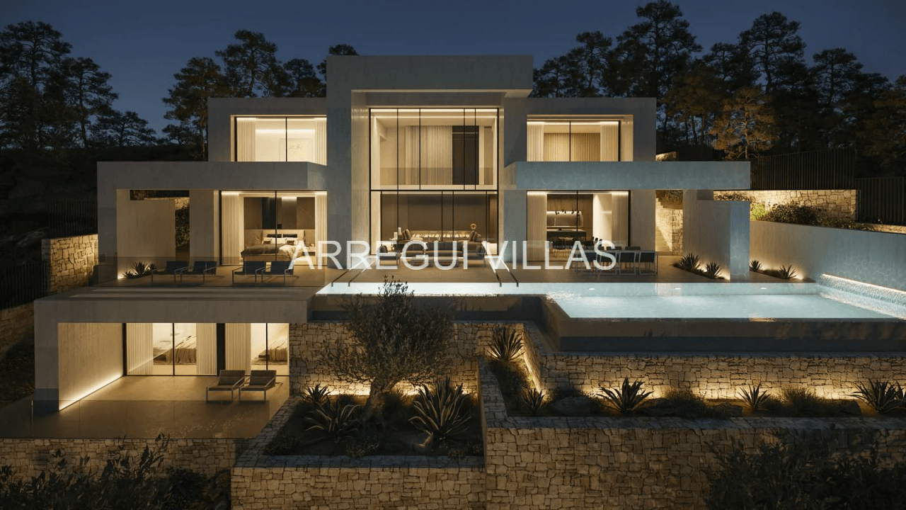 Exclusiva villa en construcción en La Granadella (Jávea), una de las zonas más cotizadas de la Costa Blanca, con espectaculares vistas al mar