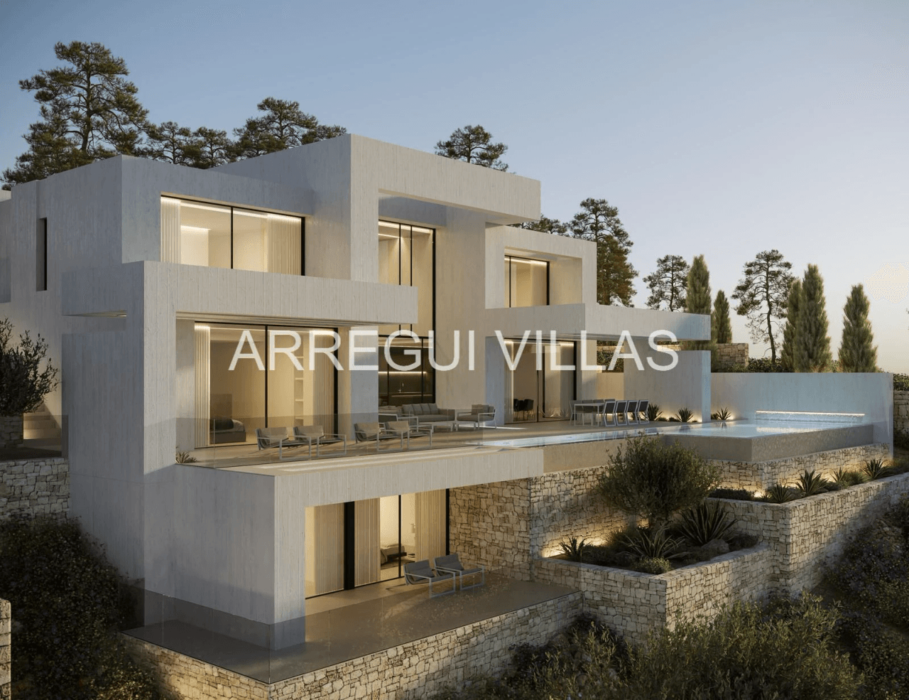 Exclusiva villa en construcción en La Granadella (Jávea), una de las zonas más cotizadas de la Costa Blanca, con espectaculares vistas al mar