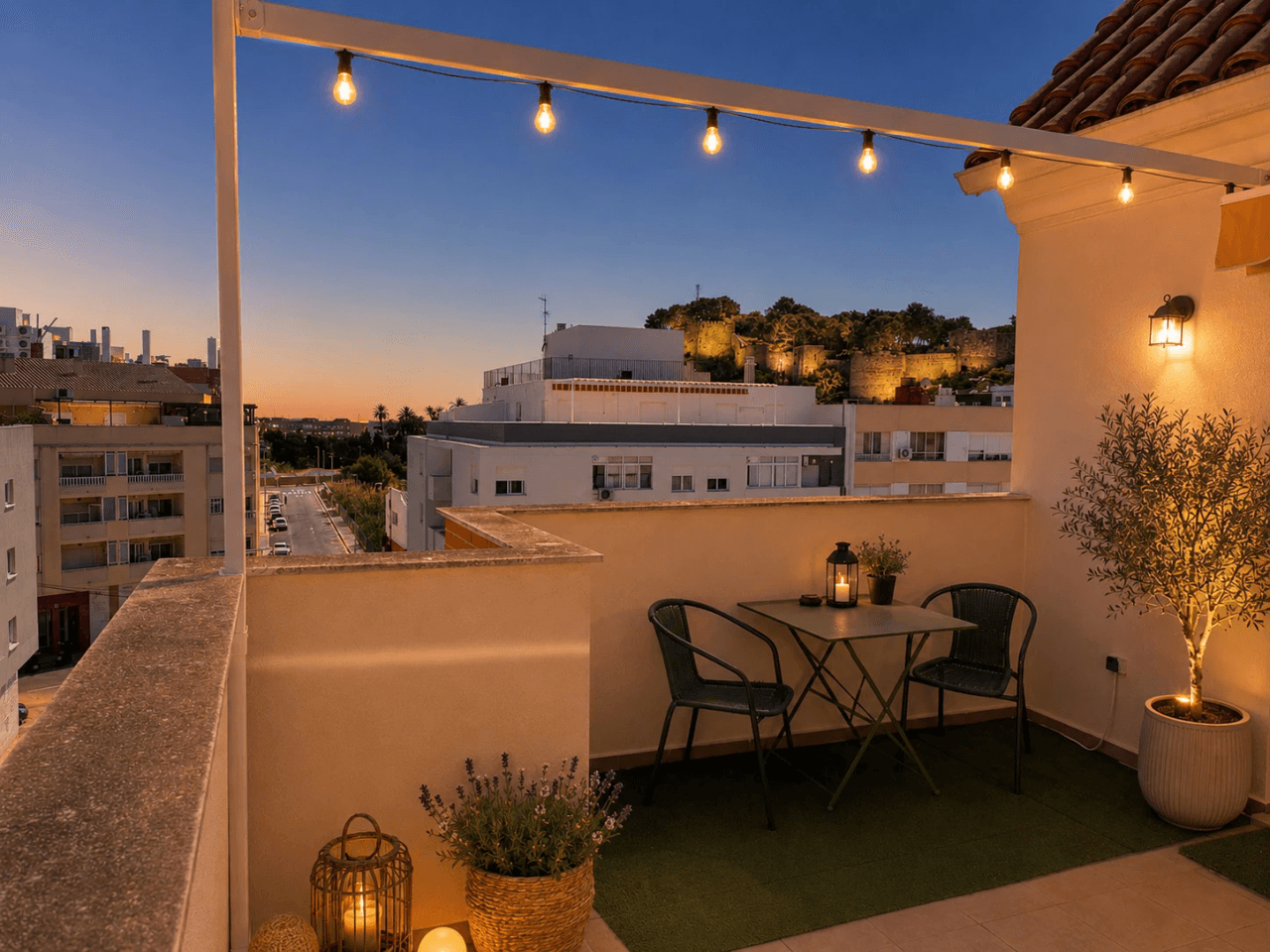 Exclusivo Ático Dúplex en Dénia con Gran Terraza, Vistas al Castillo y Garaje