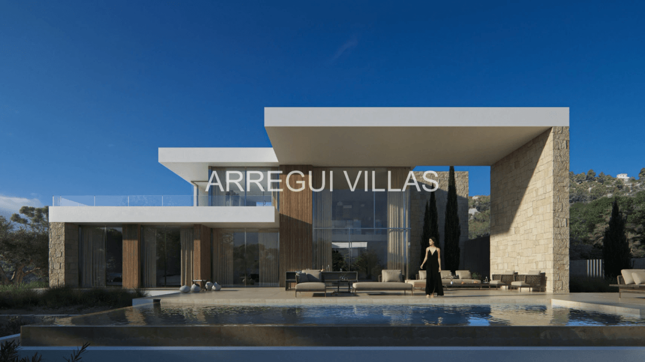 Magnífica villa de diseño en Moraira con preciosas vistas, amplios espacios y máxima luminosidad