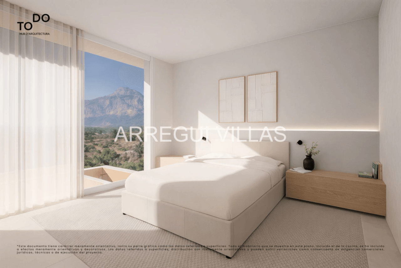 Exclusiva villa de obra nueva con vistas al Montgó en Jávea