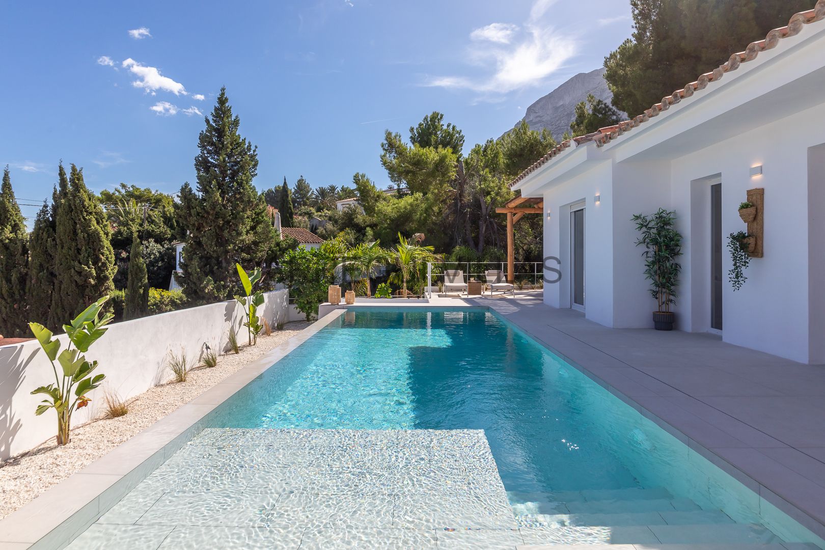 Fantástica villa mediterránea con vistas en venta en Dénia