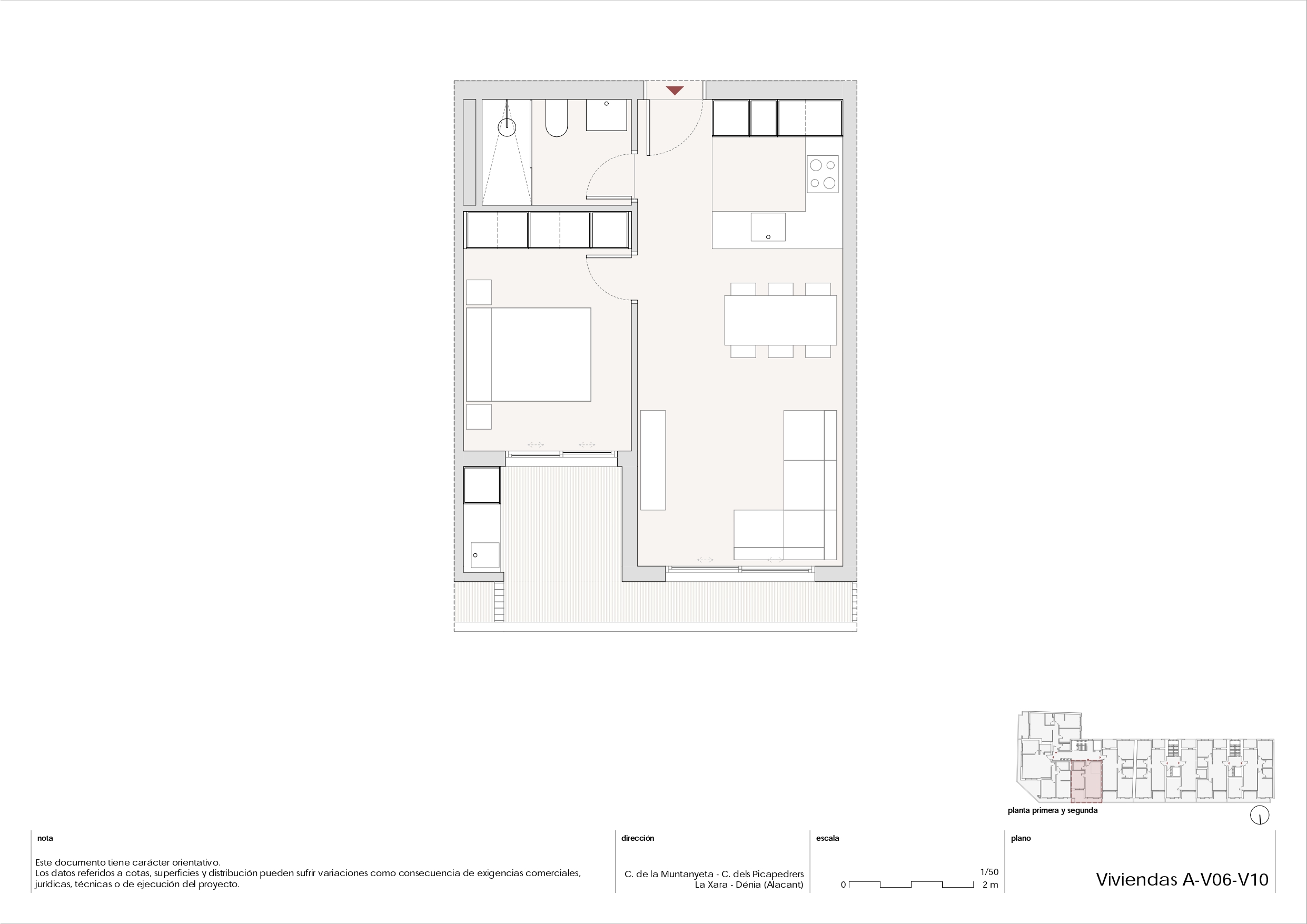 Apartment for sale in La Xara (Residencial Muntanyeta) - First floor