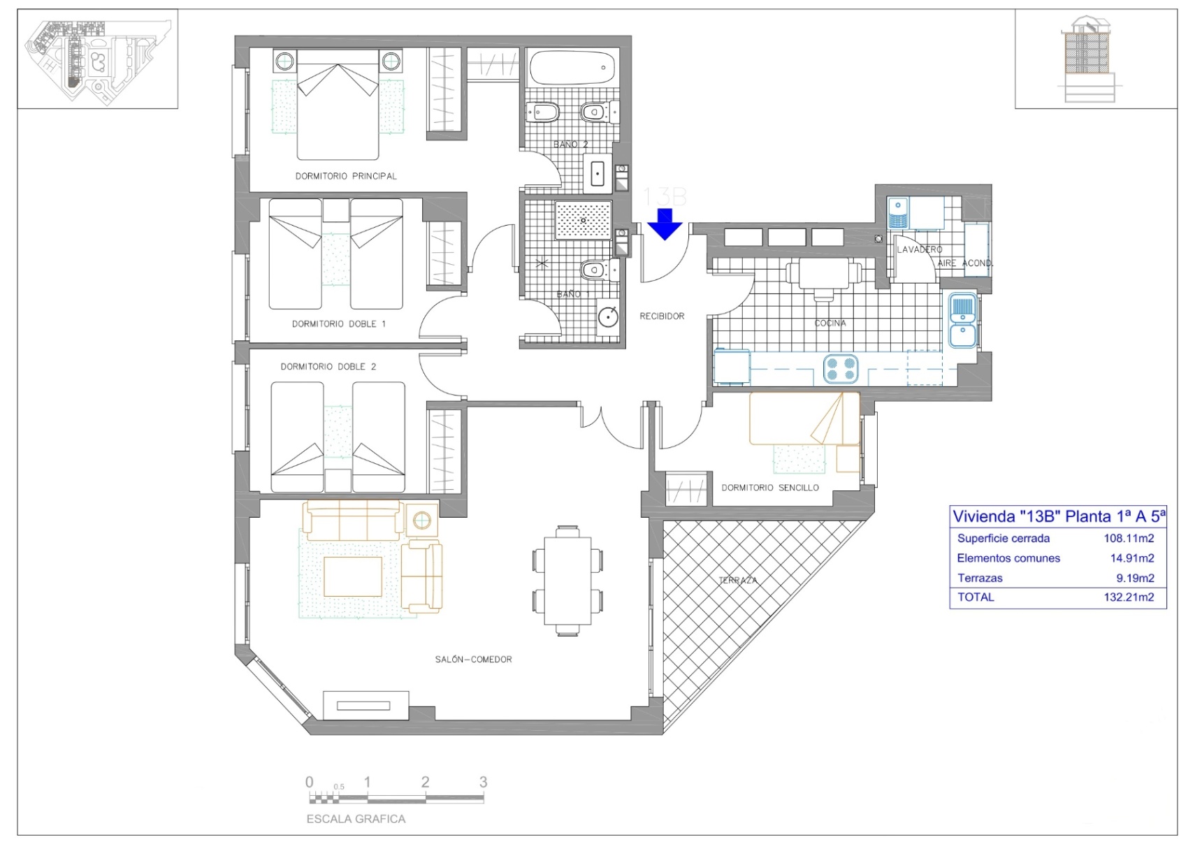 Appartement de 4 chambres à vendre - Residencial Dénia Plaza