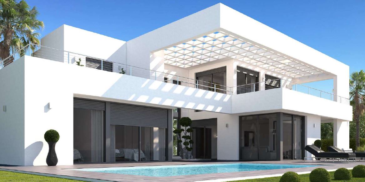 Villa nouvellement construite à vendre à Dénia