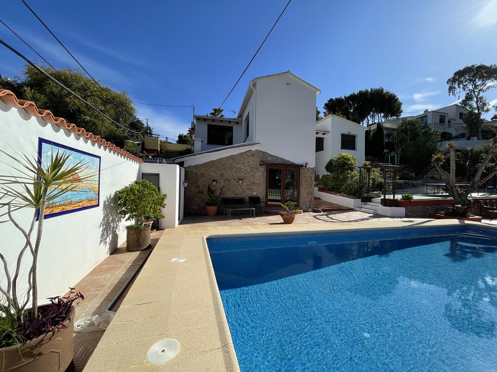 Villa con piscina y vista al Montgó - Santa Lucía